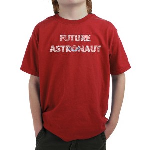 LA Pop Art Future Astronaut - Boy's Word Art T-Shirt - 1 of 4