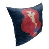 Disney Little Mermaid Ariel Art Deco Throw Pillow 18x18 Inches - 2 of 2