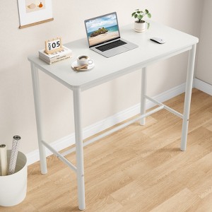 Wooakway 47'' x 24'' Modern Rectangular Dining Table Kitchen Table Bar Table for 4 People Home Furniture - 1 of 4