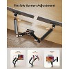 ErGear Dual Monitor Stand for Screens up to 32 Inches, Max Load 22lbs Each Arm, Adjustable Dual Monitor Mount, Sturdy Steel, VESA Compatible - 4 of 4