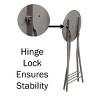 Trademark Home Heavy-Duty 24-Inch Folding Stools with Padded Seats, Gray, Set of 2 - 3 of 4