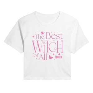 Women's - Wicked - Best Witch Of All Cropped Graphic T-Shirt - 1 of 4