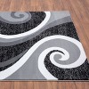 Luxe Weavers Contemporary Abstract Geometric Swirl Area Rug - 3 of 4