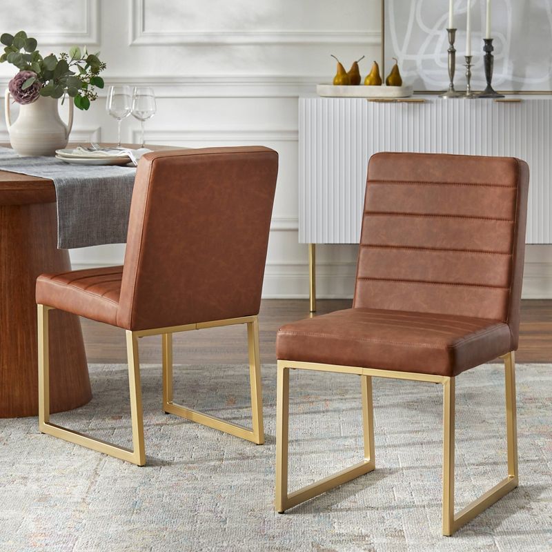 Set of 2 Chantel Upholstered Dining Chairs - Lifestorey, 3 of 7