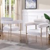 Best Master Furniture,Beren Boucle Fabric Dining Chair, Set of 2 - 3 of 3