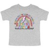 The Juniper Shop First Day First Grade Rainbow Toddler Short Sleeve Tee - 2 of 4