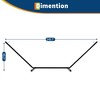Premium 2-Person Hammock Set with Quick-Lock Steel Stand –Grade Outdoor Lounger for Patio, Camping & Backyard (500lb Capacity + Waterproof Carry Bag) - 4 of 4
