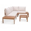 Amazonia 3pc Seychelles Outdoor Patio Conversation Set with Cushions - 3 of 4
