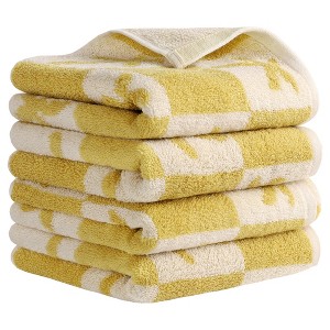 REGALWOVEN Cotton Soft Absorbent Decorative Bathroom Hand Towel 14 x 30 Inch - 1 of 4