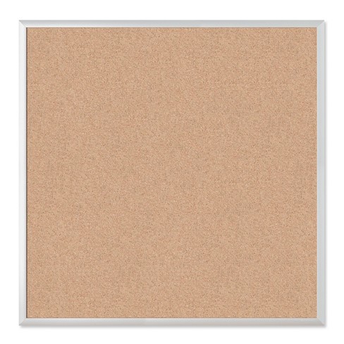 U Brands 14x14 Square Frameless Cork Board Tile : Target