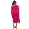 L I V D Women's Spade One Shoulder Cape Dress - 3 of 3