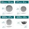 vancasso 16 Piece Japanese Style Porcelain Round Dinnerware Set With 4 Piece Dinner/Dessert/Soup Plate and Bowl - 2 of 4