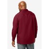 Boulder Creek by KingSize Men's Big & Tall Long Sleeve Pilot Shirt - 3 of 4
