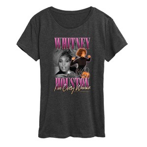 Women's - Whitney Houston - I'm Every Woman Short Sleeve Graphic T-Shirt - 1 of 4