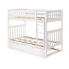 Plank+Beam Twin over Twin Bunk Bed with Storage Trundle for Adults/Kids - 2 of 4