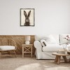 Stupell Industries Brown European Rabbit Hare Floating Frame Canvas Art - 3 of 4