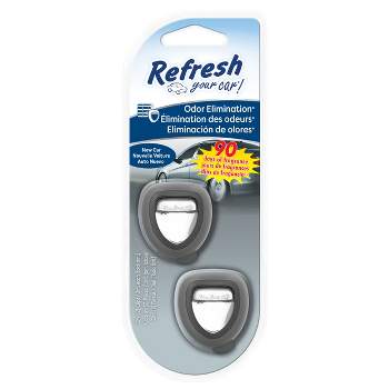 Refresh Your Car 2pk New Car Scent Diffuser Air Freshener