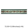 Unique Bargains Christmas Table Runner Green White Black 72"x13" 1 Pc - 3 of 4