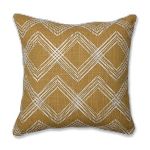 Colton Tuscan Square Throw Pillow Yellow - Pillow Perfect