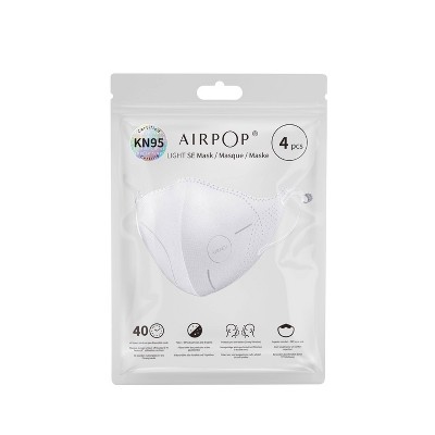 AirPop Light SE KN95 Facemask - White