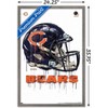 Trends International NFL Chicago Bears - Drip Helmet 20 Framed Wall Poster Prints - 3 of 4