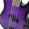 Sawtooth EP Series Electric Bass Guitar with Gig Bag & Accessories, Trans Purple - 3 of 4