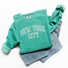 Simply Sage Market Embroidered New York Varsity Garment Dyed Sweatshirt - 3 of 4