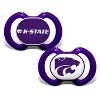BabyFanatic Officially Licensed Unisex Pacifier 2-Pack - NCAA Kansas State Wildcats - 2 of 4