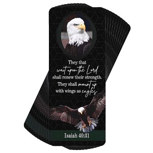 Dicksons BKM-BC95 Shall Renew Their Strength Black 2.5 x 6 Inch Paper Place Keeper Bookmark Pack of 12 - 1 of 2