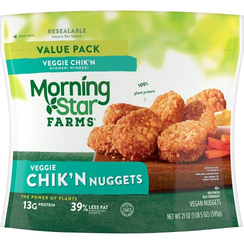 Morningstar Farms Frozen Chik'n Nuggets Value Pack - 21oz - image 1 of 4