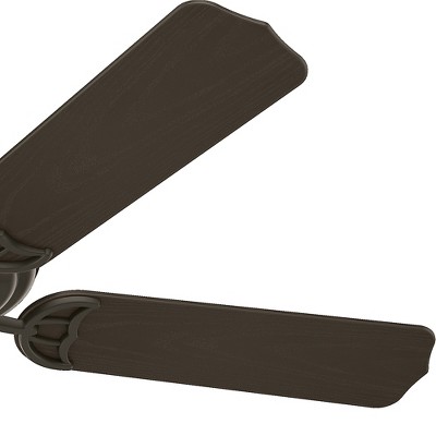 52" New Bronze Outdoor Ceiling Fan with Walnut Blades