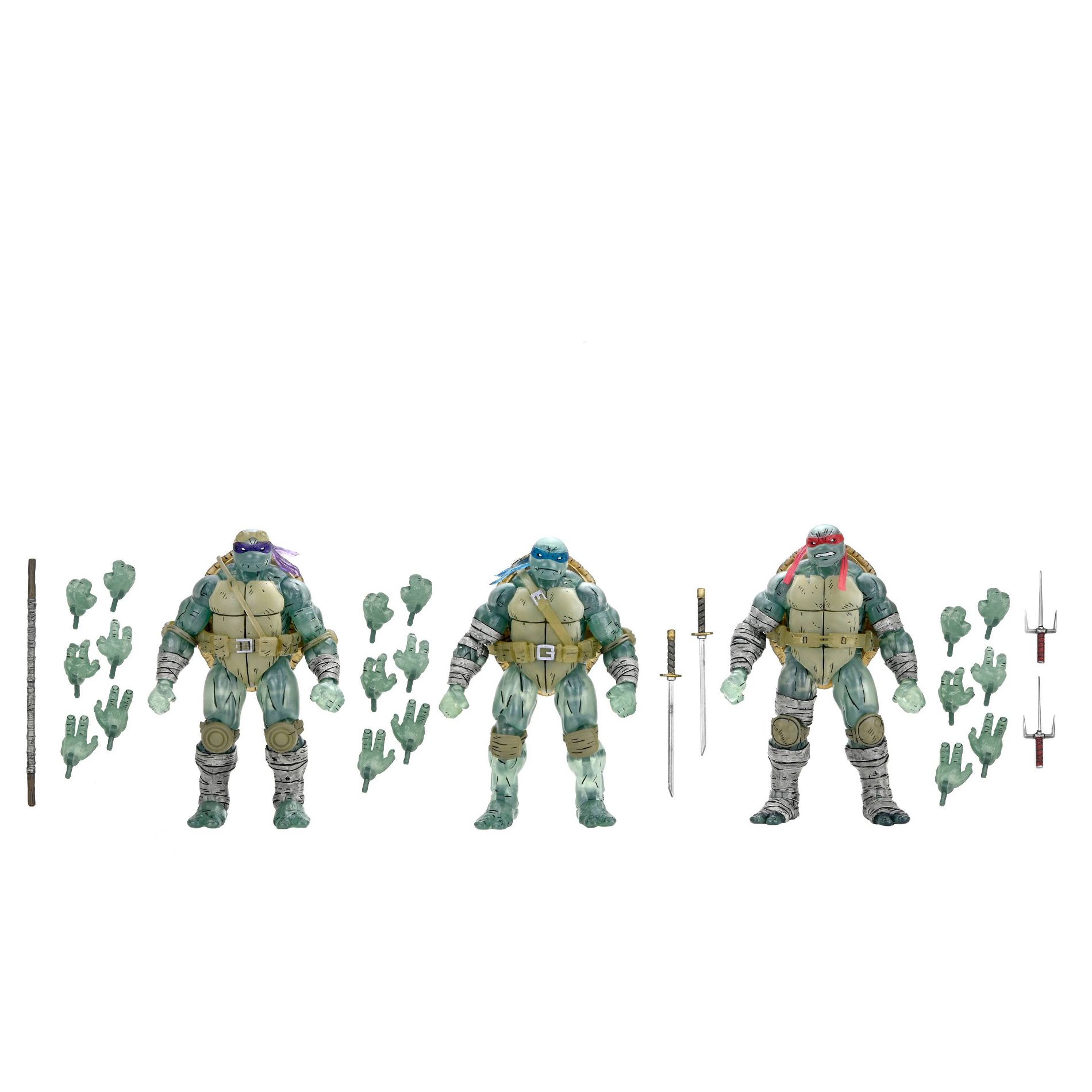 Teenage Mutant Ninja Turtles (The Last Ronin) 7" Scale Action Figure Ghost Brothers 3 Pack