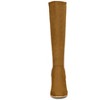 Allegra K Women's Side Zipper Padded Insole Chunky Heel Knee High Boots - 3 of 4