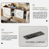 Full Size Farmhouse Platform Bed with Headboard Storage, Rustic Frame with Sliding Barn Doors and USB Charging Station - 4 of 4