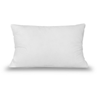 King Size White Goose Feather Down Pillow with Cotton Cover