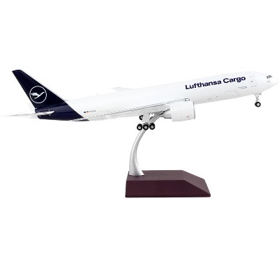 Lufthansa Cargo Boeing 777F White and Blue Diecast Model Airplane