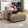TinyHomie Sleeper Sofa Couch Bed, Oversized Chaise Lounge Chair Cozy Cloud Couch - 4 of 4