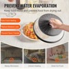 VEVOR 2PCS Microwave Splatter Covers, 10.4" Collapsible Microwave Lid for Food, 300°F Heat-Resistant PP Splatter Guard for Plate Dish, Black - 4 of 4