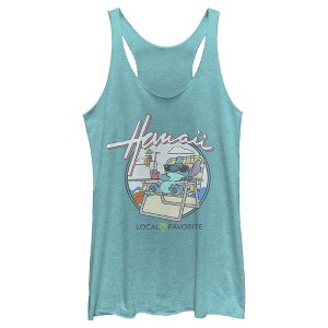 Women's Lilo & Stitch Hawaii's Local Favorite Racerback Tank Top - 1 of 4