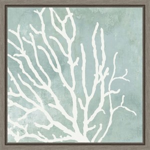 Amanti Art Sea Crown I (Coral) by Aimee Wilson Canvas Wall Art Print Framed 16 x 16-in. - 1 of 4