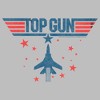 Men's Top Gun Fighter Jet and Stars Logo T-Shirt - 2 of 4