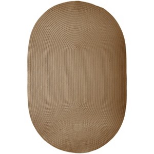 Colonial Mills Boca Raton - Caf Tostado 6 Ft x9 Ft Oval Rug Indoor/Outdoor 100% Polypropylene - 1 of 4