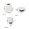 Roselli Trading Dubai 8 pc Bath Set (black trim) - 2 of 4