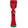Memoi Men's Santa Claus and Suds Holiday Crew Novelty Socks Tango Red 10-13 - 2 of 4