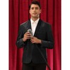 Lars Amadeus Men's Shawl Lapel Wedding Prom Shiny Metallic Sport Coats - 2 of 4