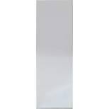 60"x20" Brushed Nickel Modern Leaner Decorative Wall Mirror Silver - Project 62™