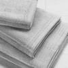 SEVOBAL Bath Towel and Washcloth Sets Quick Dry Cotton Towel Set with Anti-Microbial Treatment for Bathroom Use, Silver, 13.5"*9.5"*7.5" - 4 of 4