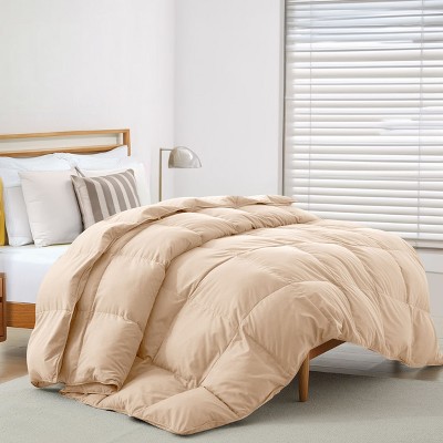 Down Alternative Comforter Ultra Soft All Season Solid Color Comforter with Corner Tabs Microfiber Duvet Insert - Lux Decor Collection