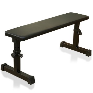 Flat Weight Bench Workout Bench For Pressing Exercises, Adjustable 5-Level Height, 440LBS Strength Training Bench Press For Home Gym - 1 of 4