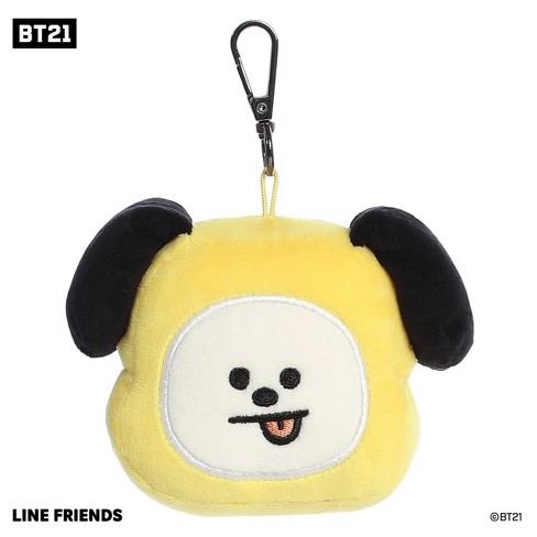 Aurora Mini Brown BT21 4 inches SHOOKY Keychain Lovable Stuffed